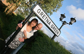 Gretna green sign